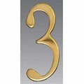 Classic Accessories Brass Address Numbers Size - 3 Number - 3-Brass VE126735